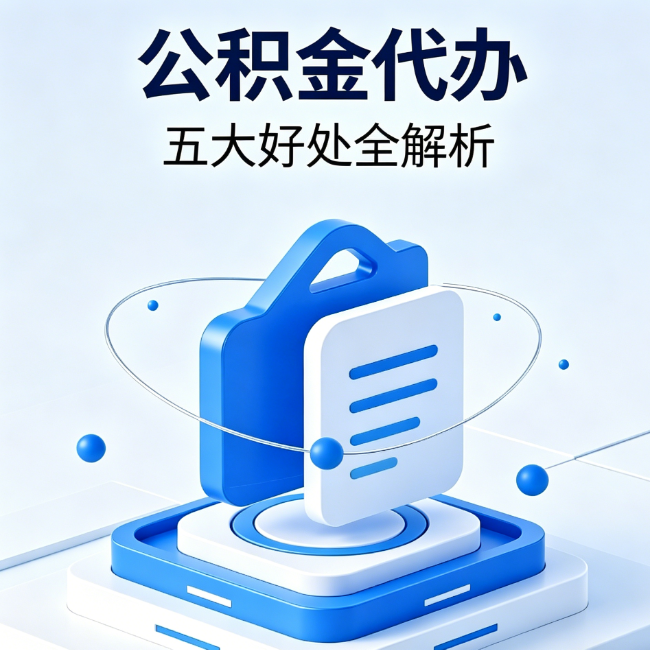 黄石公积金代办到底值不值？这5大好处让你少走弯路